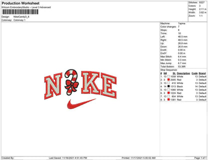 Nike Candy cane
