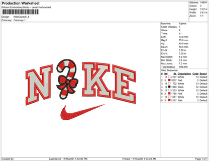 Nike Candy cane