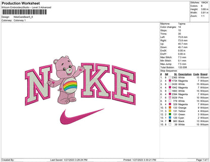 Nike Care Bear