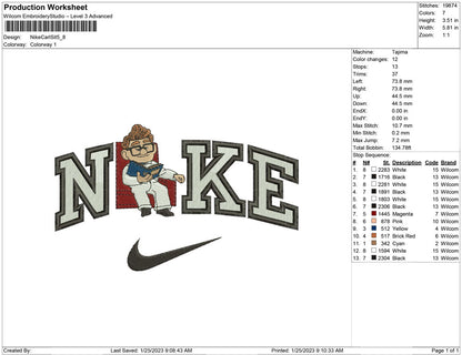 Nike Carl Fredricksen sit