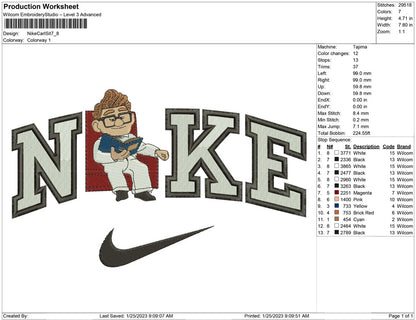 Nike Carl Fredricksen sit