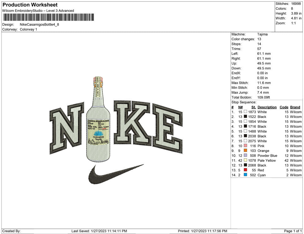 Nike Casamigos Bottle
