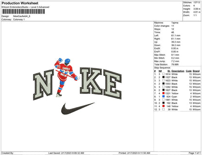 Nike Caufield hockcey