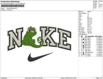 Nike chameleon