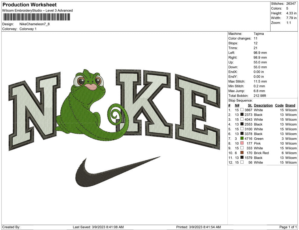 Nike chameleon