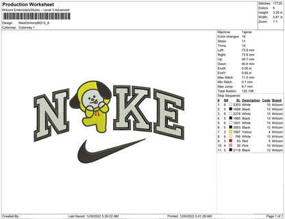 Nike Chimmy Bt21