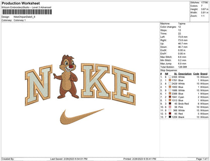 Nike chip n Dalle