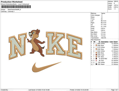 Nike chip n Dalle B