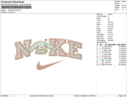 Nike Cinnamorol