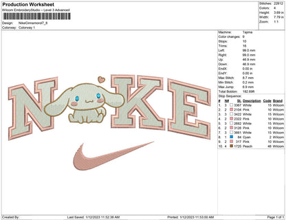 Nike Cinnamorol