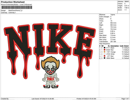Nike Clown Pennywise