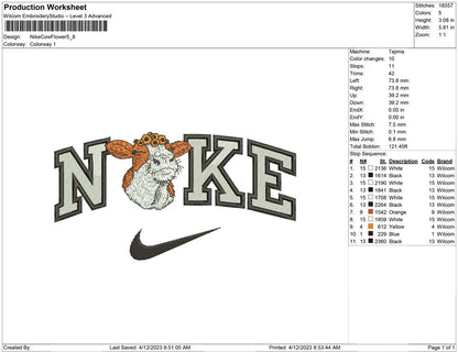 Nike Cow Flower