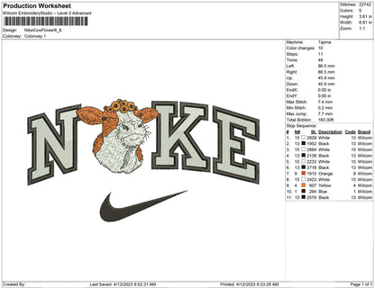 Nike Cow Flower