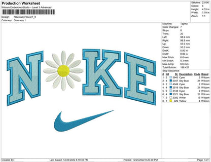 Nike Daisy Flower