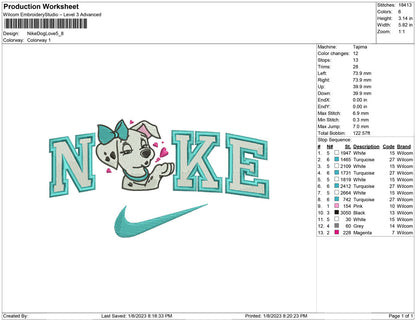 Nike Dog love
