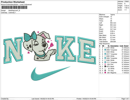Nike Dog love