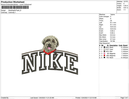 Nike Dog on Top