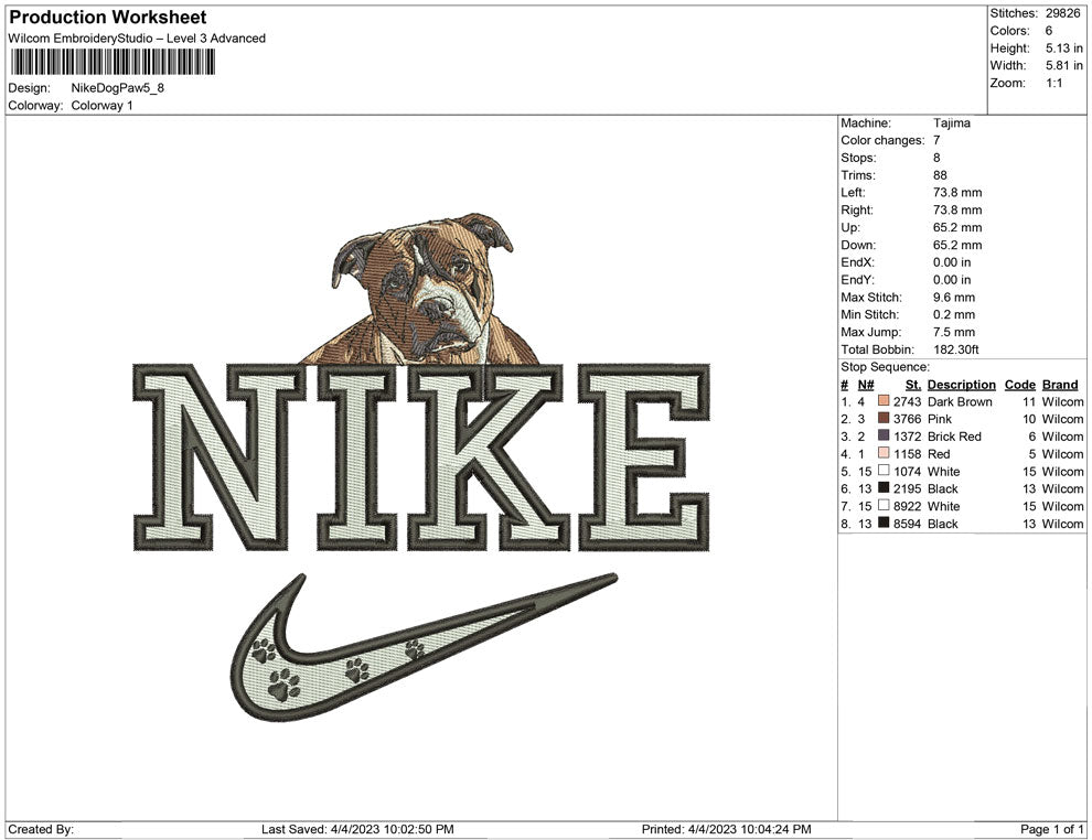 Nike Dog Paw