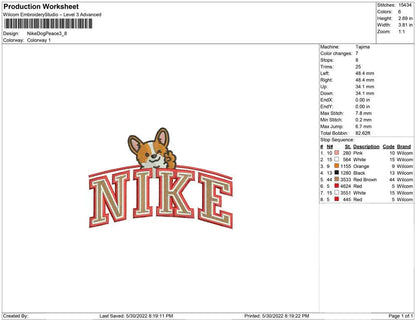 Nike Dog Peace