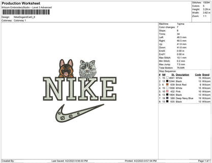 Nike Dog and Cat