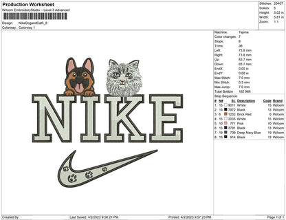 Nike Dog and Cat