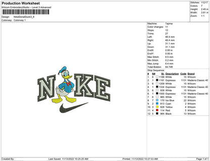 Nike Donald Duck
