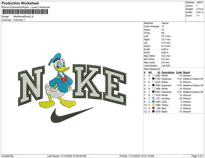 Nike Donald Duck