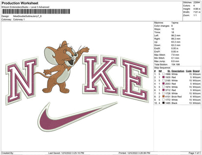 Nike Double outline Jerry