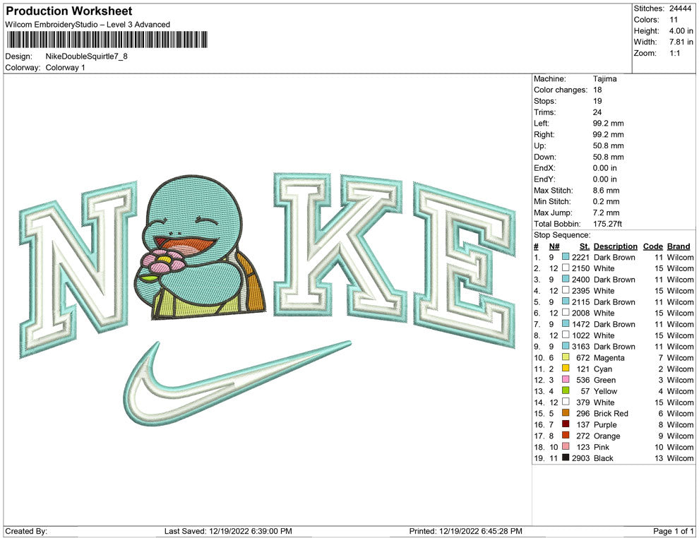 Nike Double Squirtle