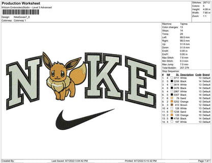 Nike Eeve pokemon