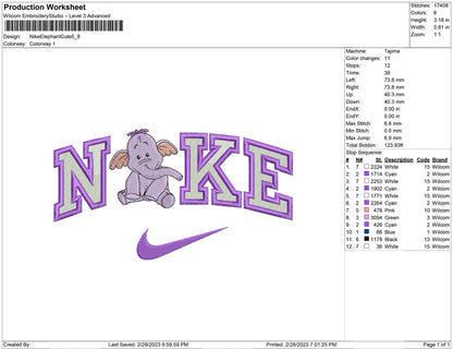Nike Elephant Cute