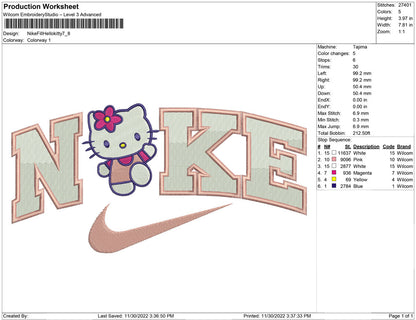 Nike fill Hello Kitty