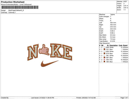 Nike Finger Callback