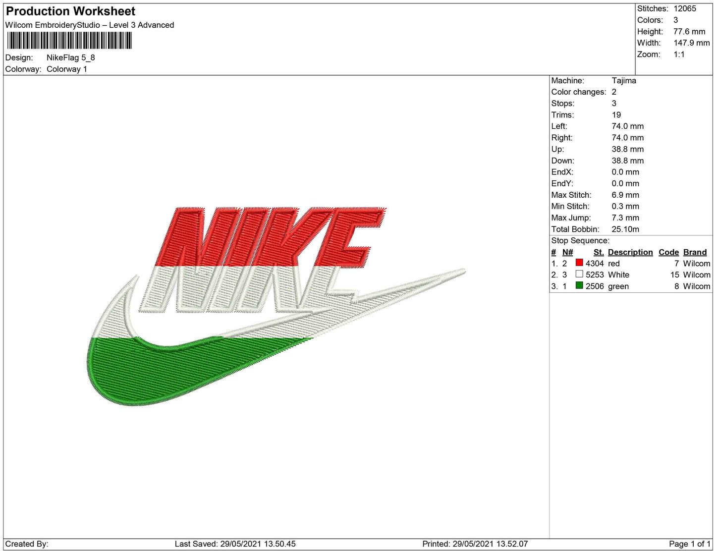 Nike Hungarian Flag
