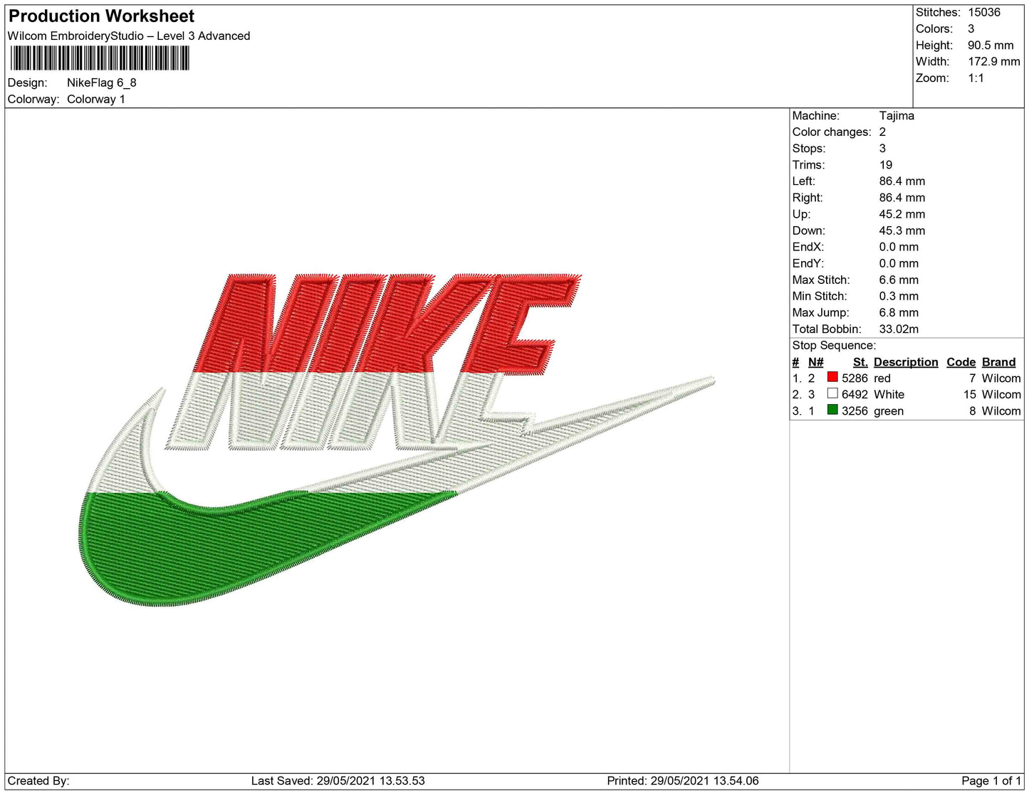 Nike Hungarian Flag