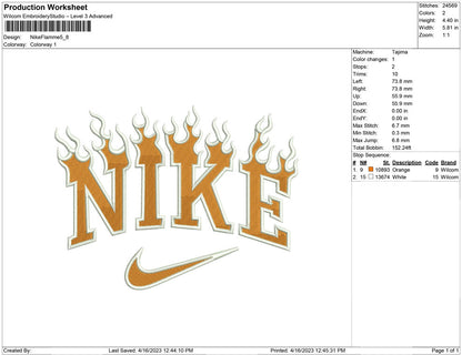 Nike  Flamme
