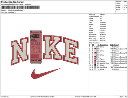 Nike Framboise Bottle