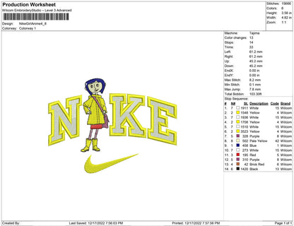 Nike Girl Anime