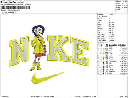 Nike Girl Anime