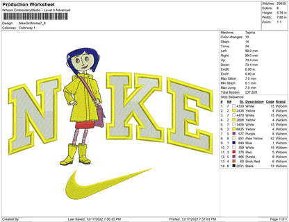 Nike Girl Anime