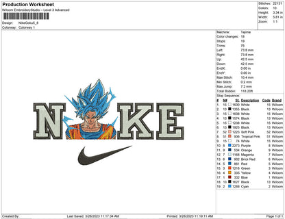 Nike Goku