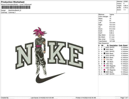 Nike Goku Black