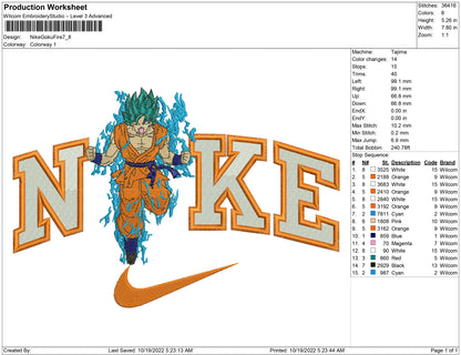 Nike Goku Fire