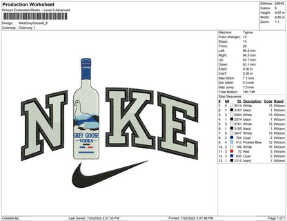 Nike Grey Goose