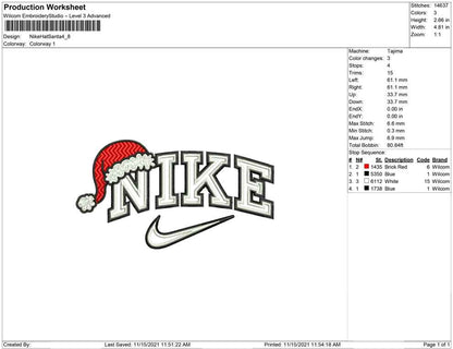 Nike Hat Santa