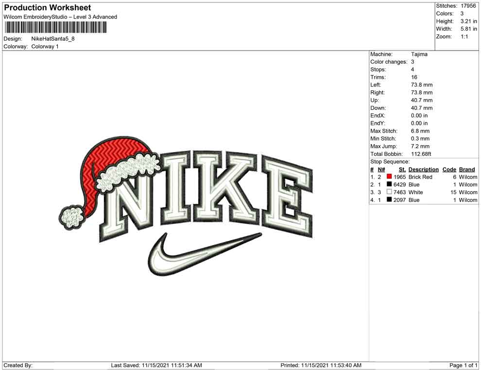 Nike Hat Santa