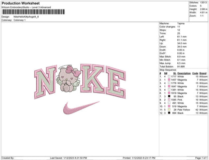 Nike Hello kitty angel