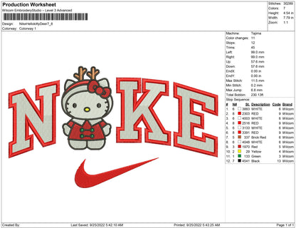 Nike Hello Kitty deer