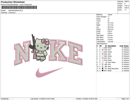 Nike Hello kitty gun