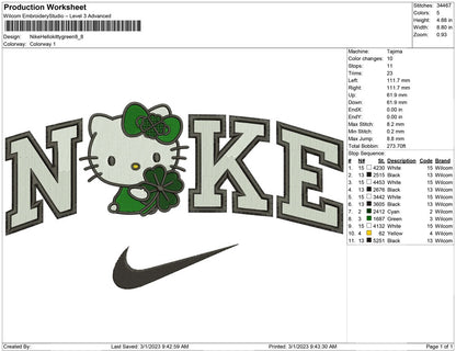 Nike Hello kitty Green